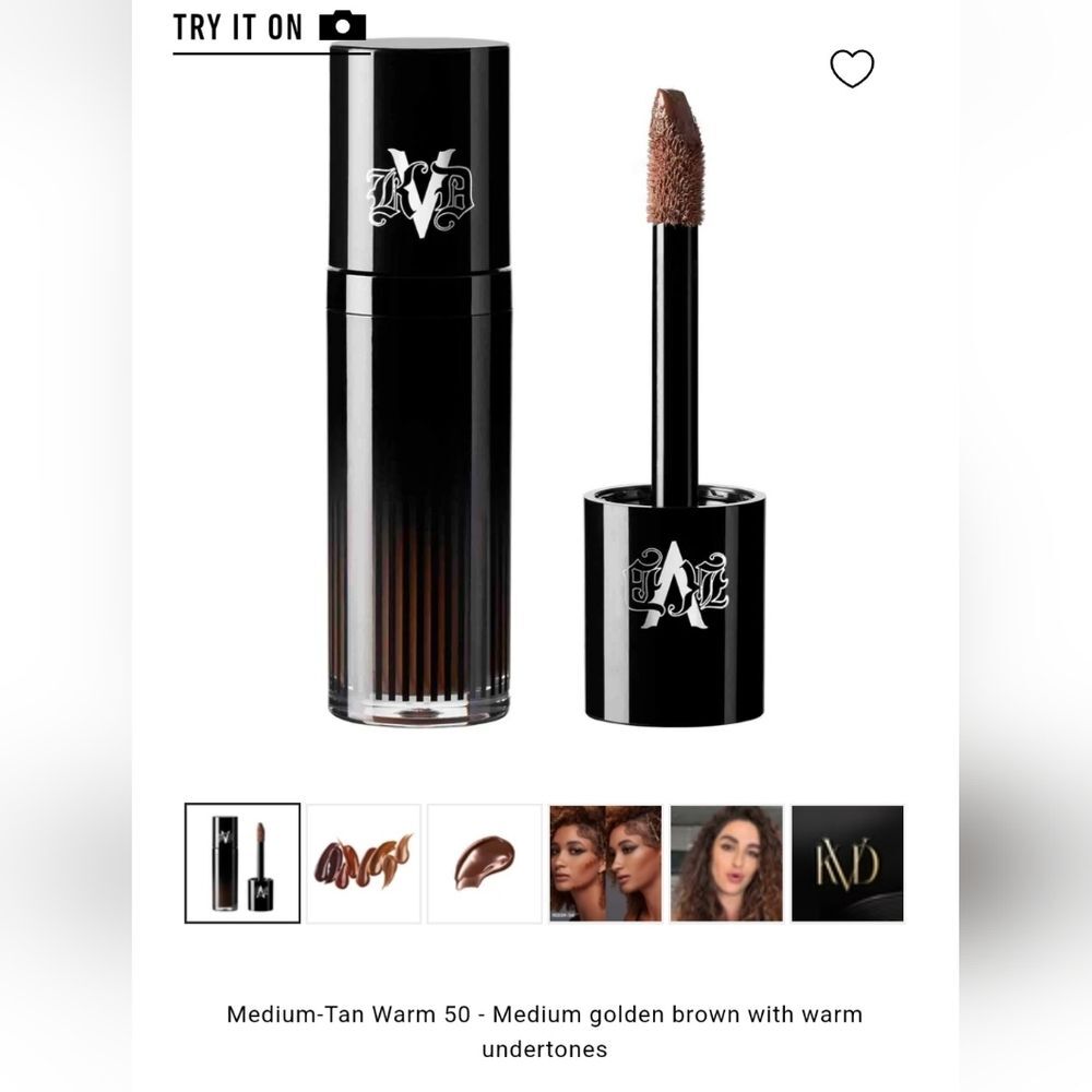 KVD Beauty Liquid Contour Modcon Gel Medium Tan 50 Full Size NIB Makeup